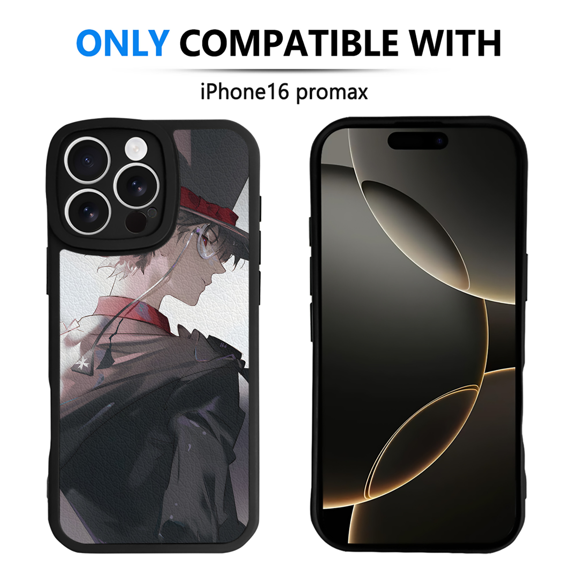 （画像用） 名探偵コナン Detective Conan 【iPhone 16シリーズ対応】シリコンスマホケース（レザー調） 材質：シリコン
